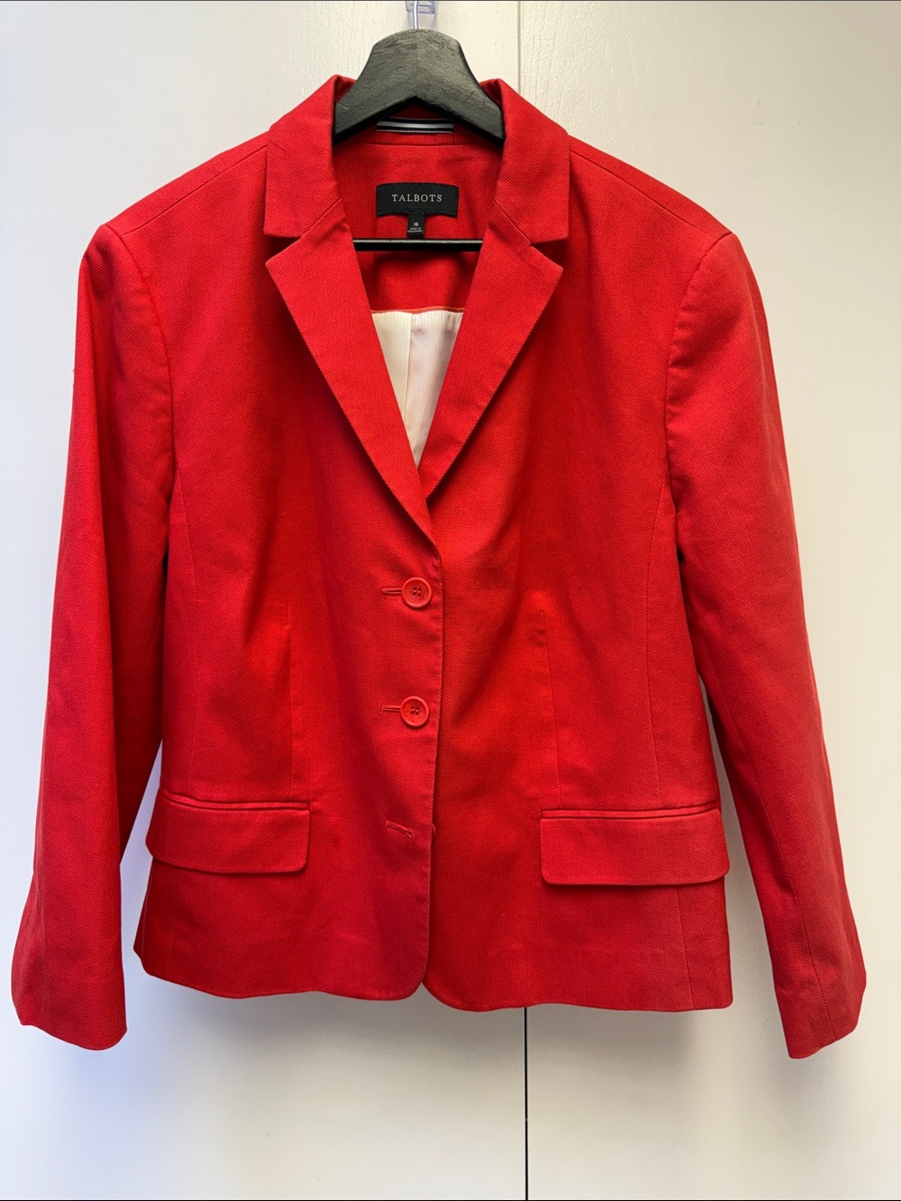 Talbots Red Women's Tailored Blazer